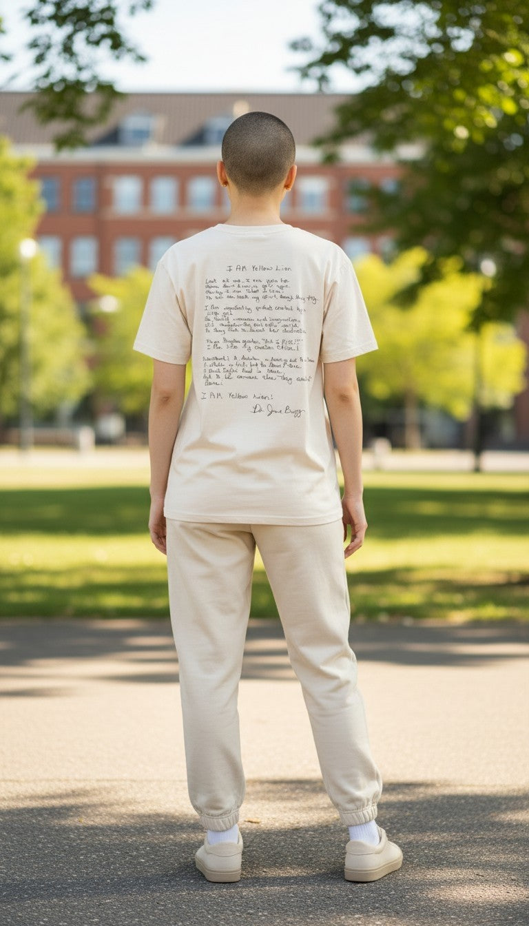 POETRY IN MOTION I AM I "I am YELLOW LION" T-SHIRT