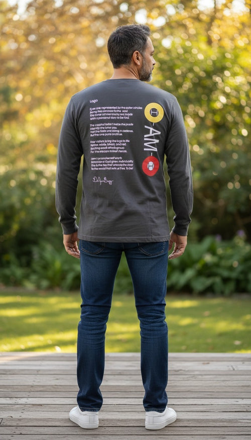POETRY IN MOTION I AM I "Logo" Long sleeve tee